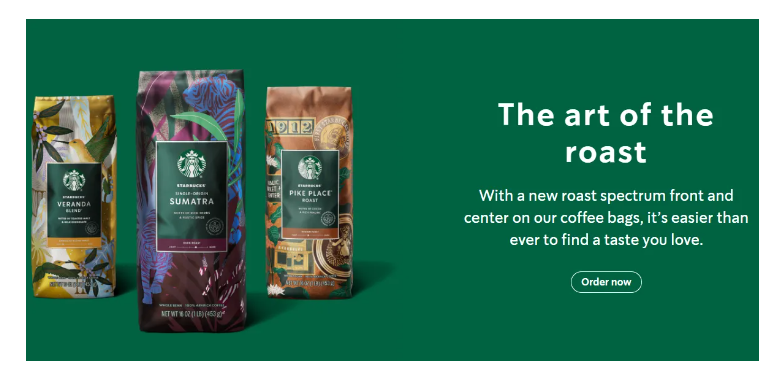 Example of neuromarketing-Starbucks sells ground coffee beans