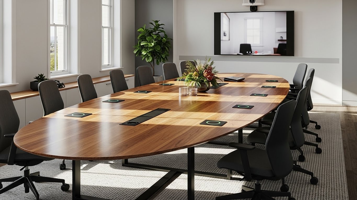 Australian Hard Wood Conference Table: Smart Investment for Modern Workspaces